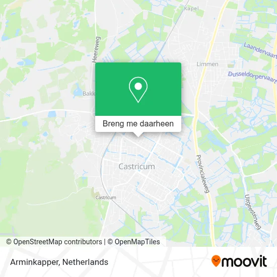 Arminkapper kaart