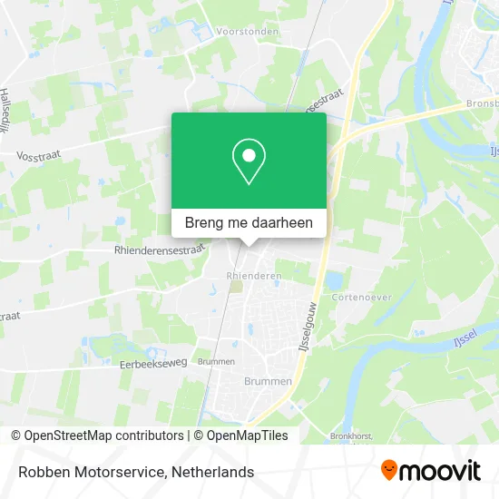 Robben Motorservice kaart