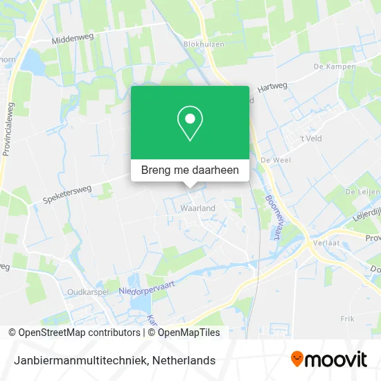 Janbiermanmultitechniek kaart