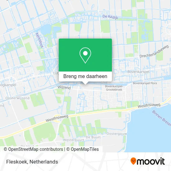 Fleskoek kaart