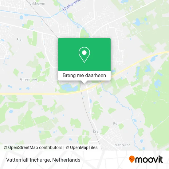 Vattenfall Incharge kaart