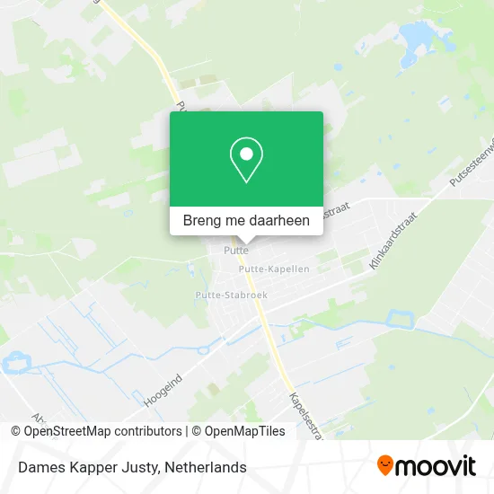Dames Kapper Justy kaart