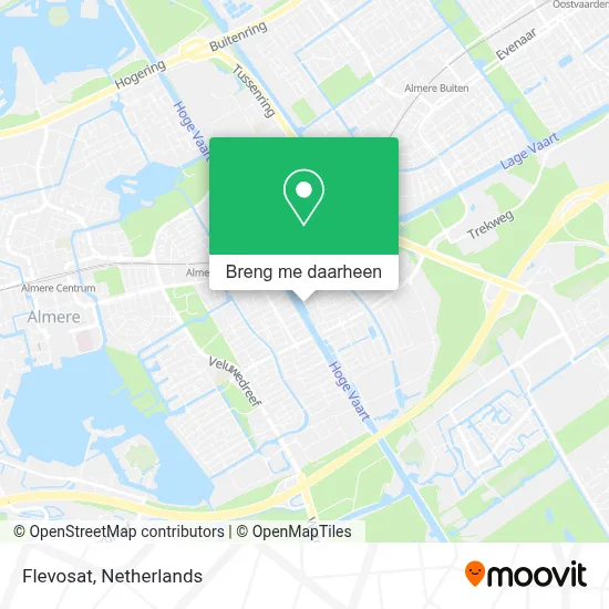 Flevosat kaart