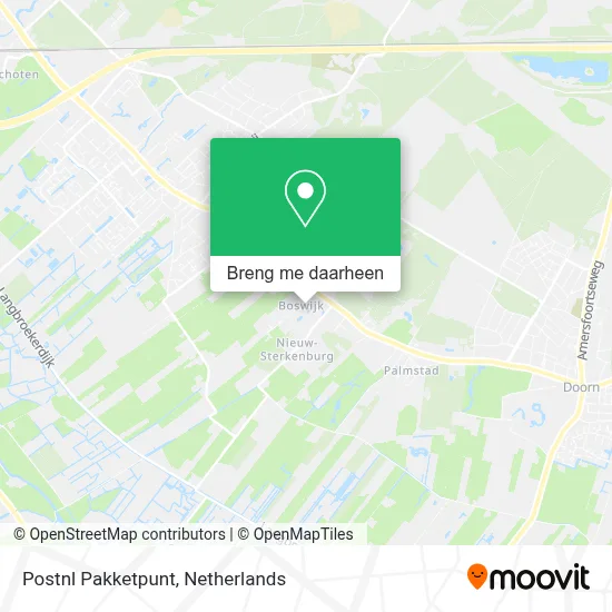 Postnl Pakketpunt kaart