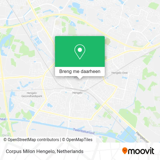 Corpus Milon Hengelo kaart