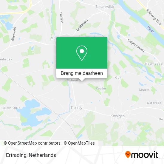 Ertrading kaart