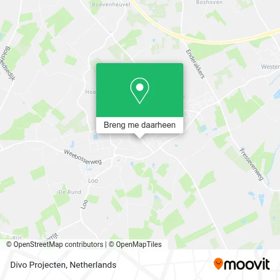 Divo Projecten kaart