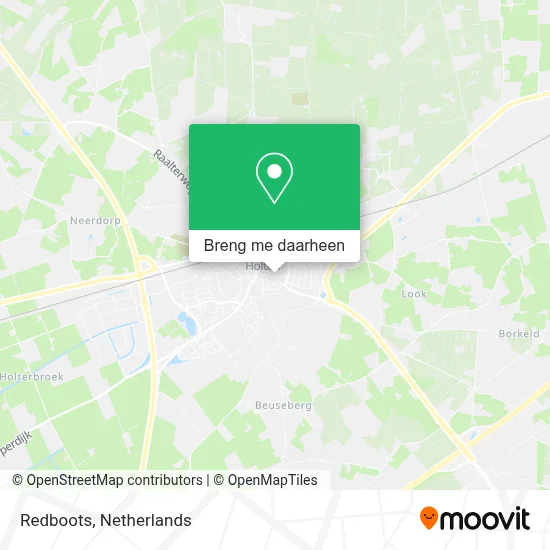 Redboots kaart