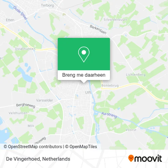 De Vingerhoed kaart