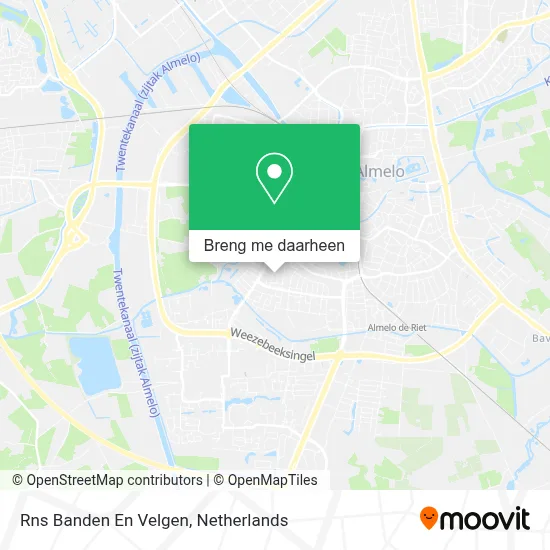 Rns Banden En Velgen kaart