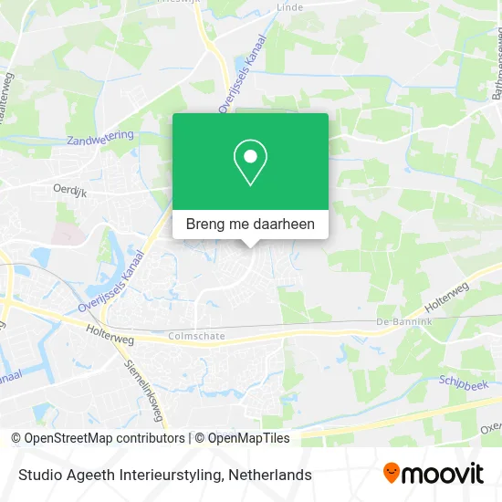 Studio Ageeth Interieurstyling kaart