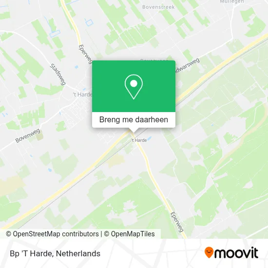 Bp 'T Harde kaart