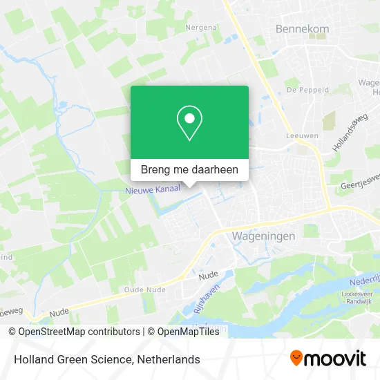 Holland Green Science kaart