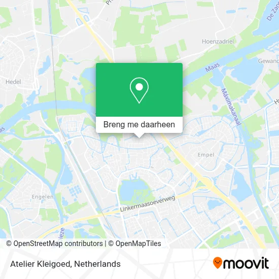 Atelier Kleigoed kaart
