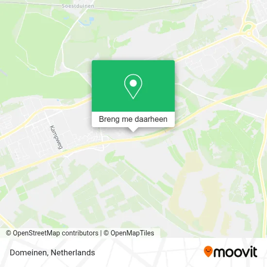 Domeinen kaart