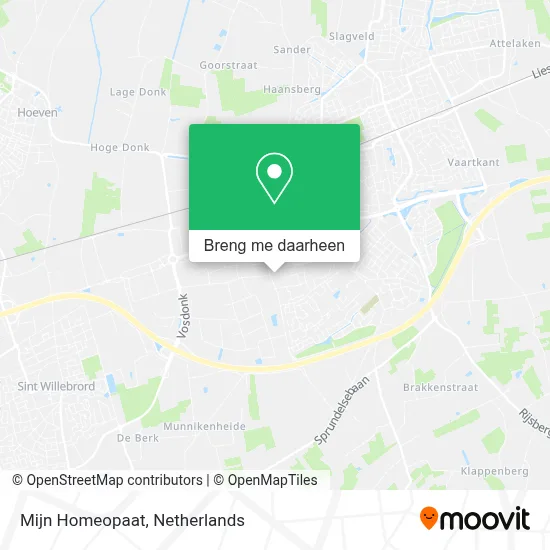 Mijn Homeopaat kaart