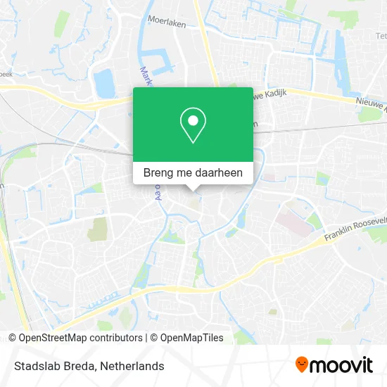 Stadslab Breda kaart