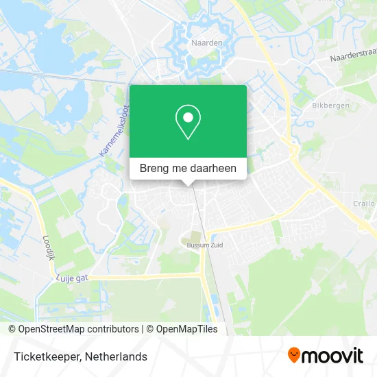 Ticketkeeper kaart