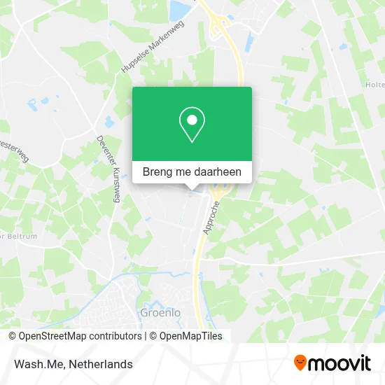Wash.Me kaart