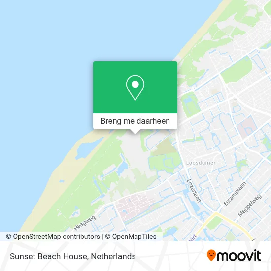 Sunset Beach House kaart