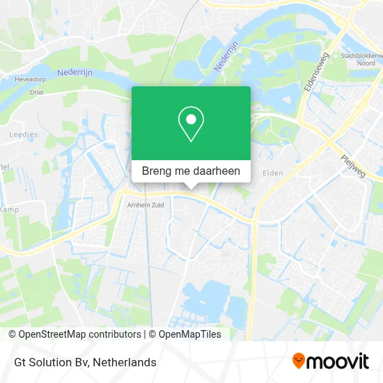 Gt Solution Bv kaart