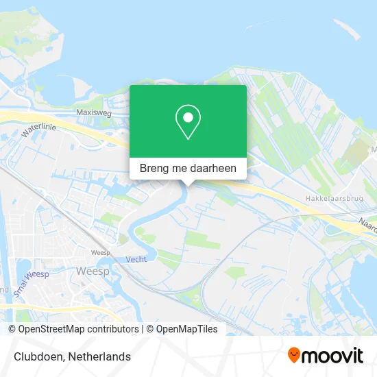 Clubdoen kaart