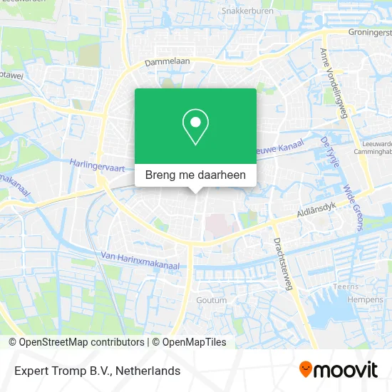 Expert Tromp B.V. kaart