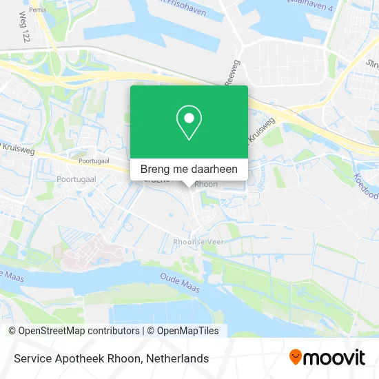Service Apotheek Rhoon kaart