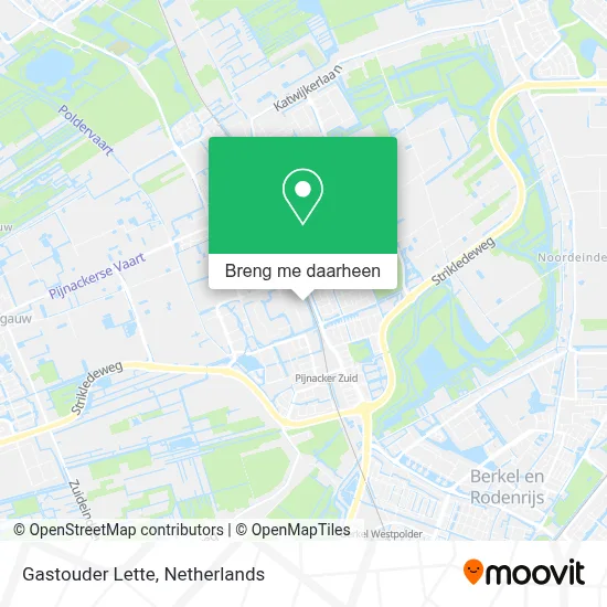 Gastouder Lette kaart