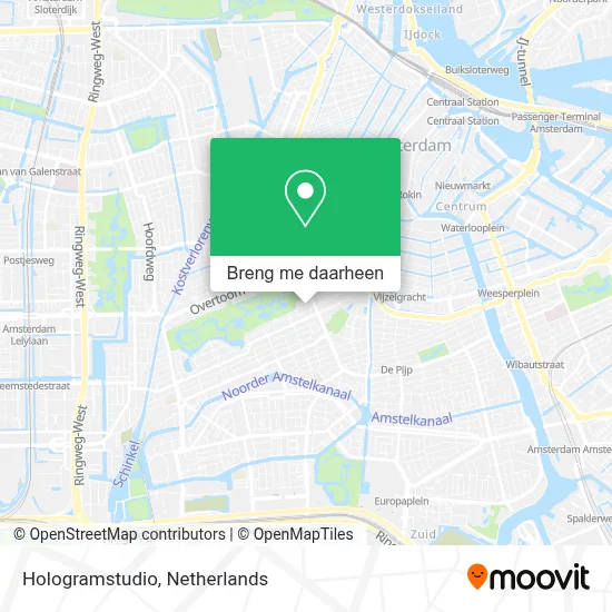 Hologramstudio kaart