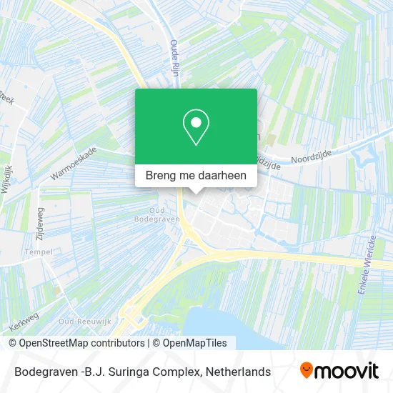 Bodegraven -B.J. Suringa Complex kaart