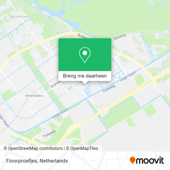 Floorproefjes kaart