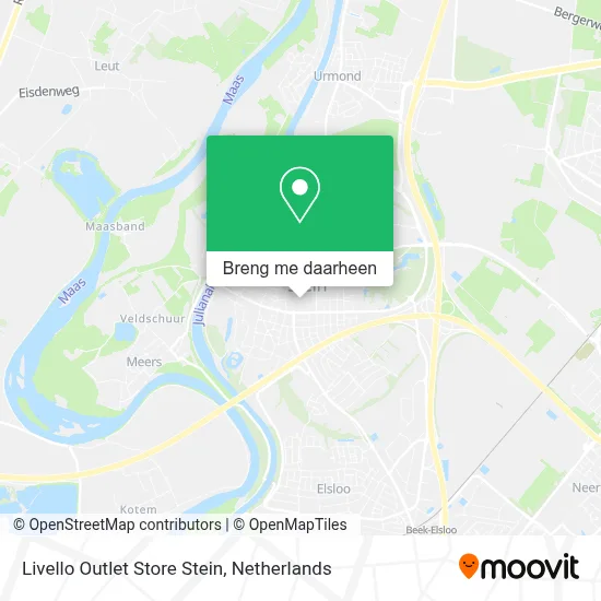Livello Outlet Store Stein kaart