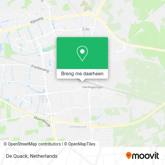 De Quack kaart