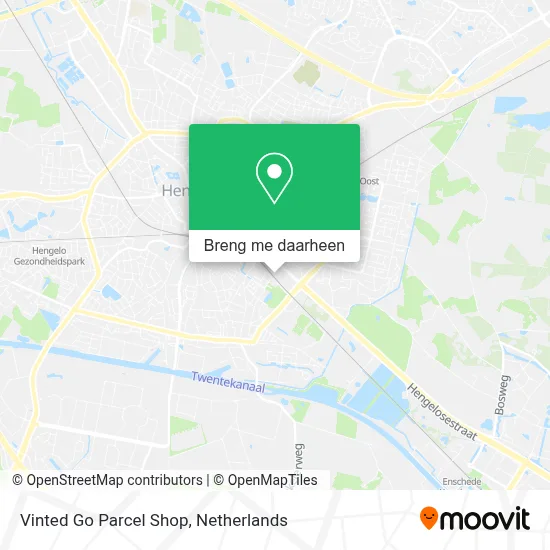 Vinted Go Parcel Shop kaart