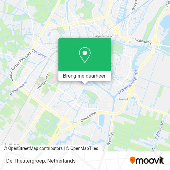 De Theatergroep kaart