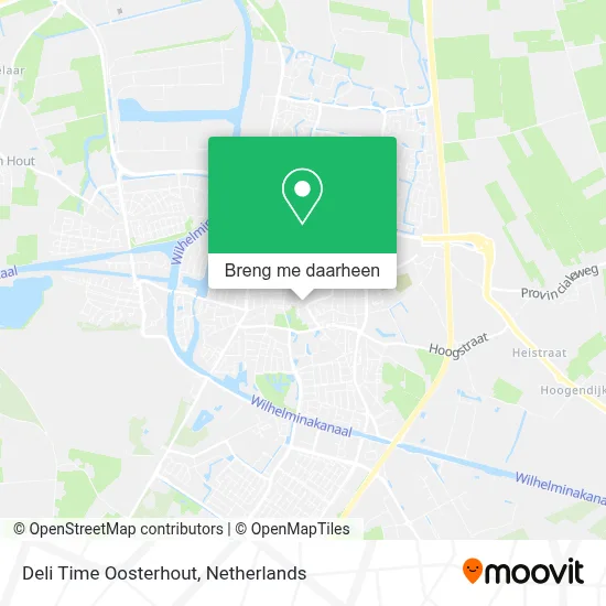 Deli Time Oosterhout kaart