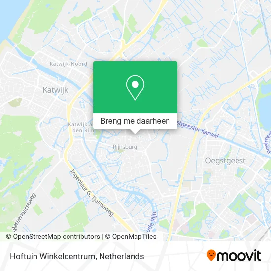Hoftuin Winkelcentrum kaart