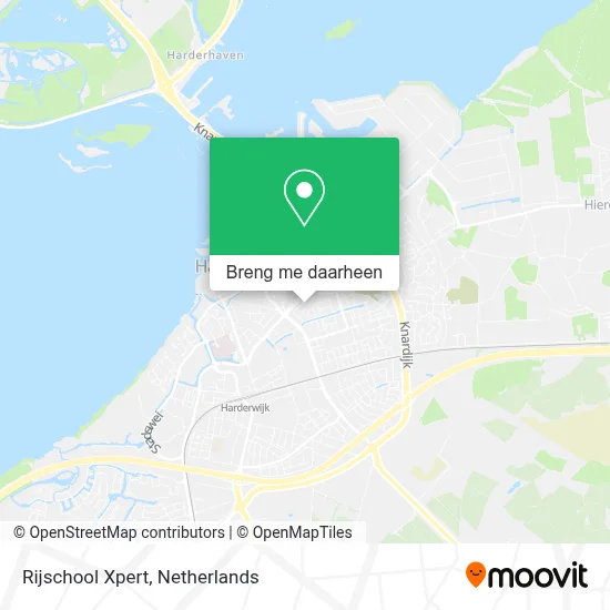 Rijschool Xpert kaart