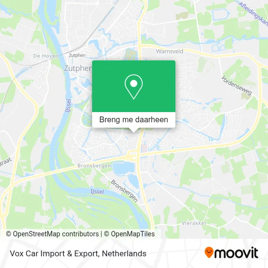 Vox Car Import & Export kaart