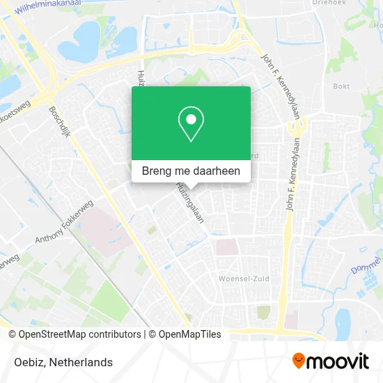 Oebiz kaart