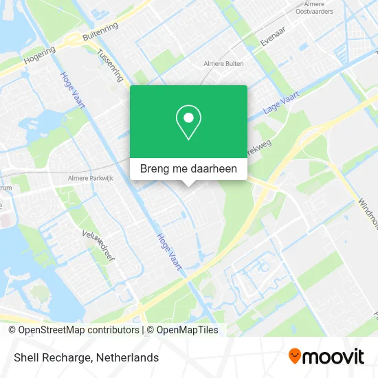 Shell Recharge kaart