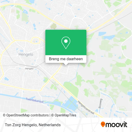 Tsn Zorg Hengelo kaart