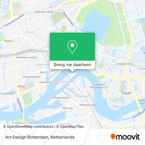 Art-Design Rotterdam kaart