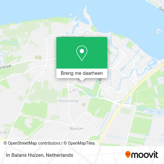 In Balans Huizen kaart