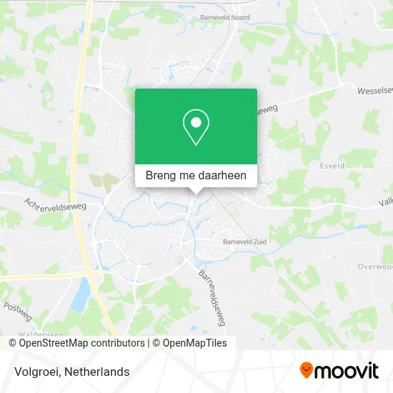 Volgroei kaart