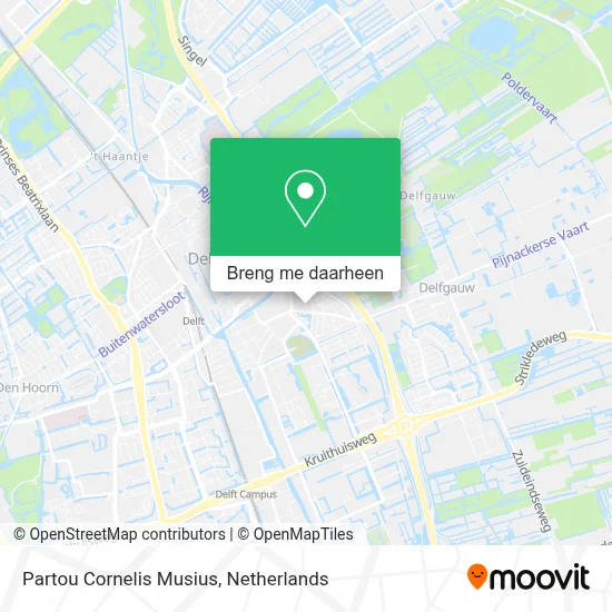 Partou Cornelis Musius kaart