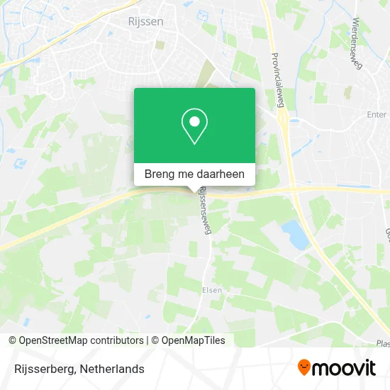 Rijsserberg kaart