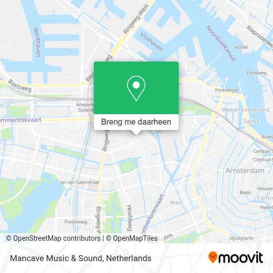 Mancave Music & Sound kaart