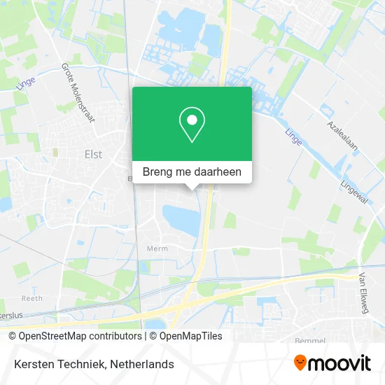 Kersten Techniek kaart